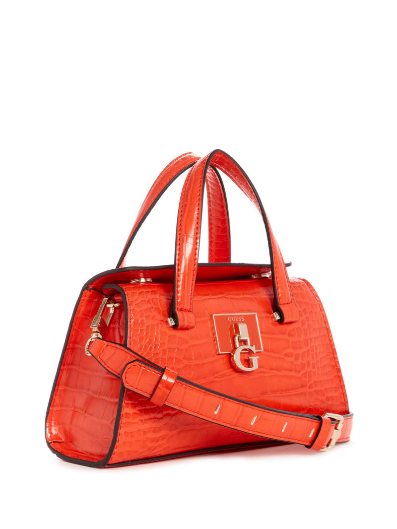 Guess Stephi Croc Boekentassen Dames Bruin | 6041-ORVMI