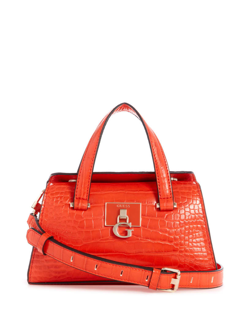 Guess Stephi Croc Boekentassen Dames Bruin | 6041-ORVMI