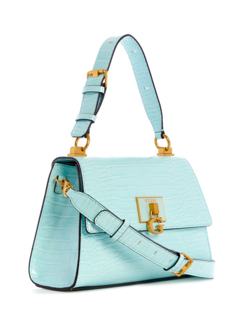 Guess Stephi-Handle Boekentassen Dames Turquoise | 2370-YNWJA