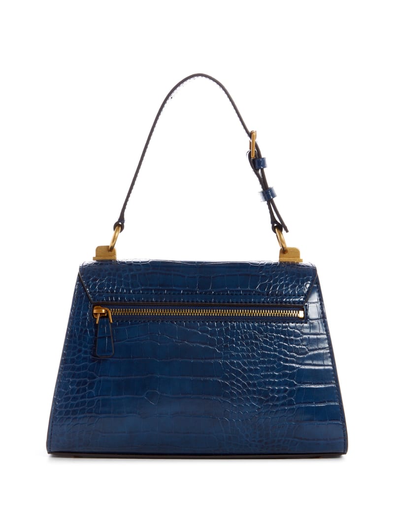 Guess Stephi-Handle Flap Boekentassen Dames Blauw | 7359-XUVRI