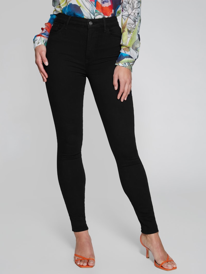 Guess Stiletto 97 Skinny Broek Dames Zwart | 3219-YHQOM