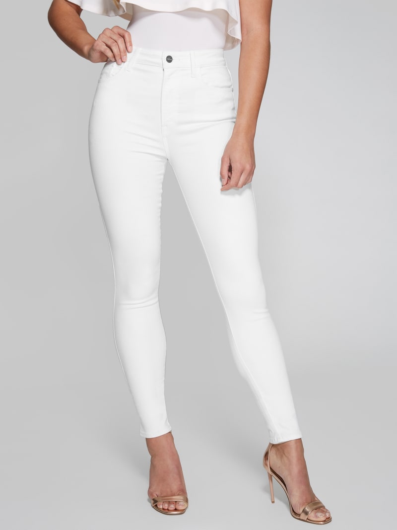 Guess Stiletto No. 97 Skinny Broek Dames Wit | 9452-AUWFM