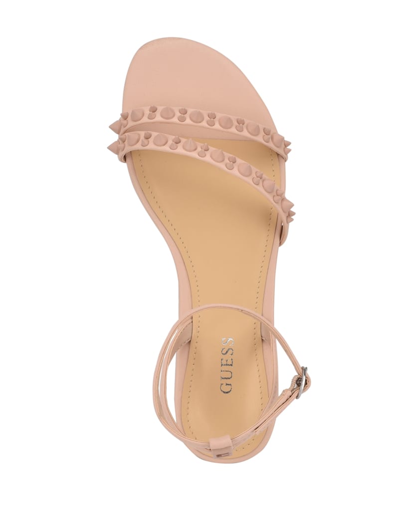 Guess Teagin Studded Sandalen Dames Lichtroze | 0763-ZOBGY