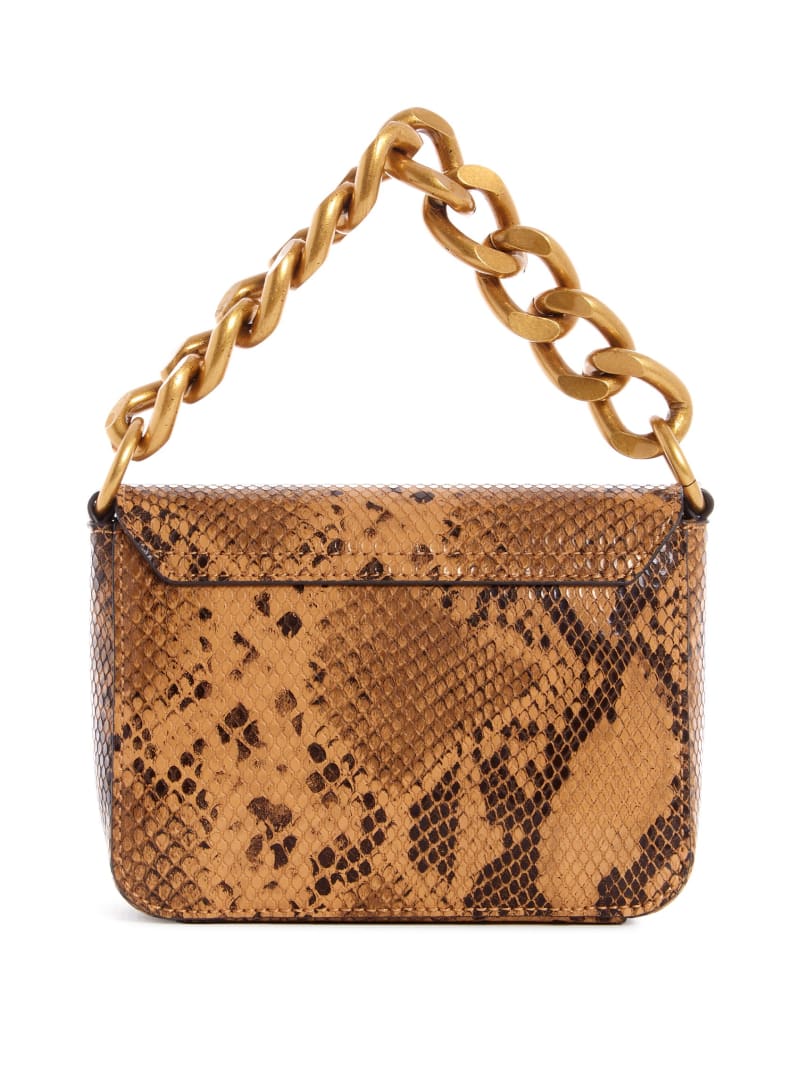 Guess Tullia Python Crossbodytassen Dames Bruin | 9687-HBXKA