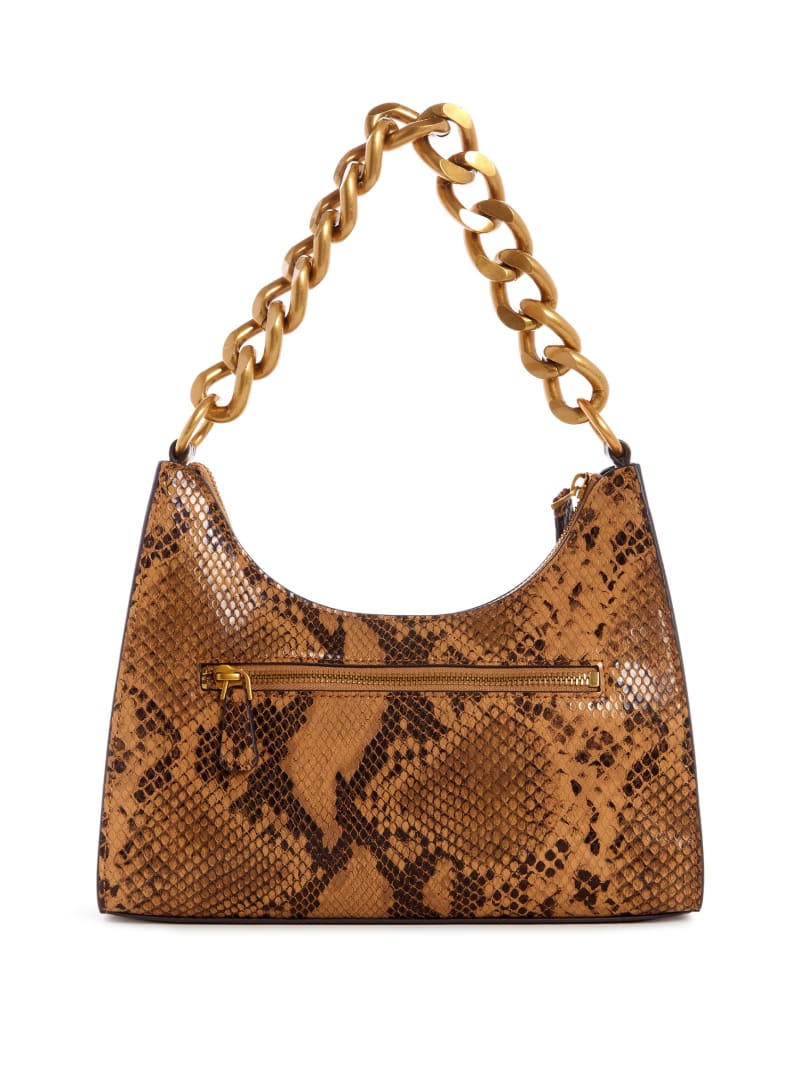 Guess Tullia Python Schoudertassen Dames Bruin | 4357-HWNCP