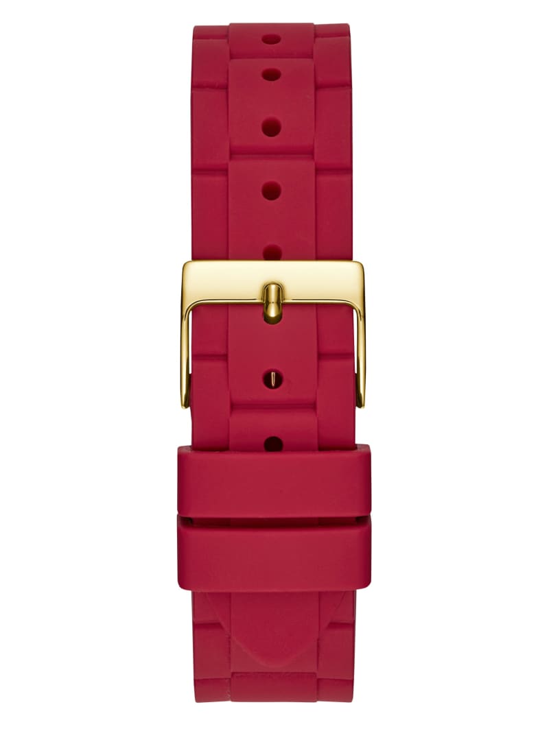 Guess Two-Tone and Red Multifunctioneel Horloge Dames Rood | 1437-UKJLB