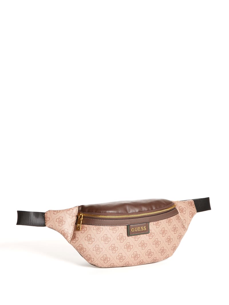 Guess Vezzola Logo Belt Tassen Heren Bruin | 3485-IEJQG