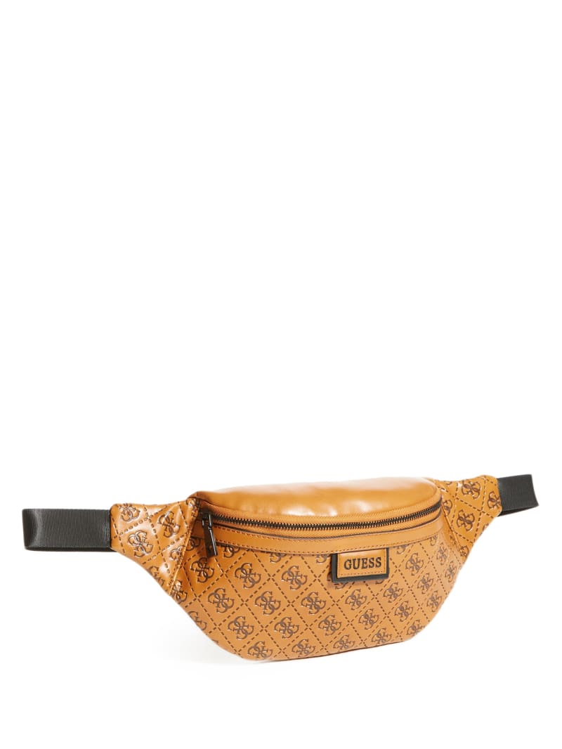 Guess Vezzola Logo Belt Tassen Heren Bruin | 4583-NELSY