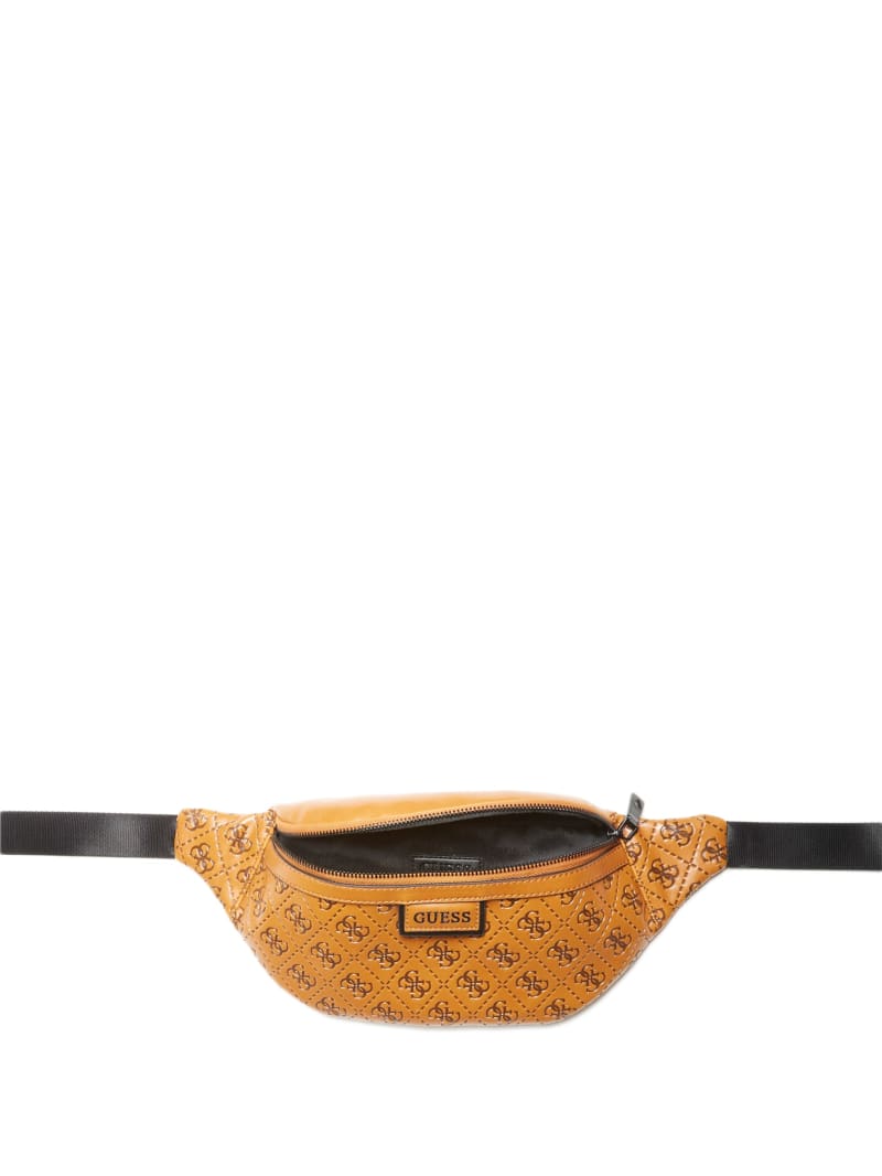 Guess Vezzola Logo Belt Tassen Heren Bruin | 4583-NELSY