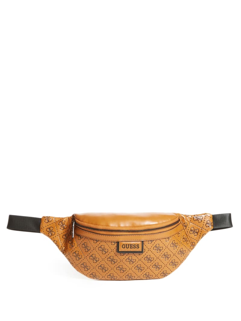 Guess Vezzola Logo Belt Tassen Heren Bruin | 4583-NELSY