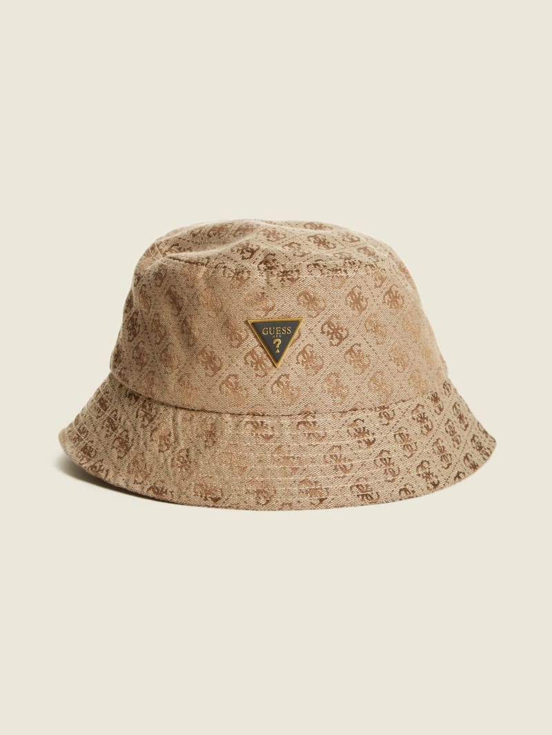 Guess Vezzola Logo Bucket Hoeden Heren Beige | 0793-JZESP