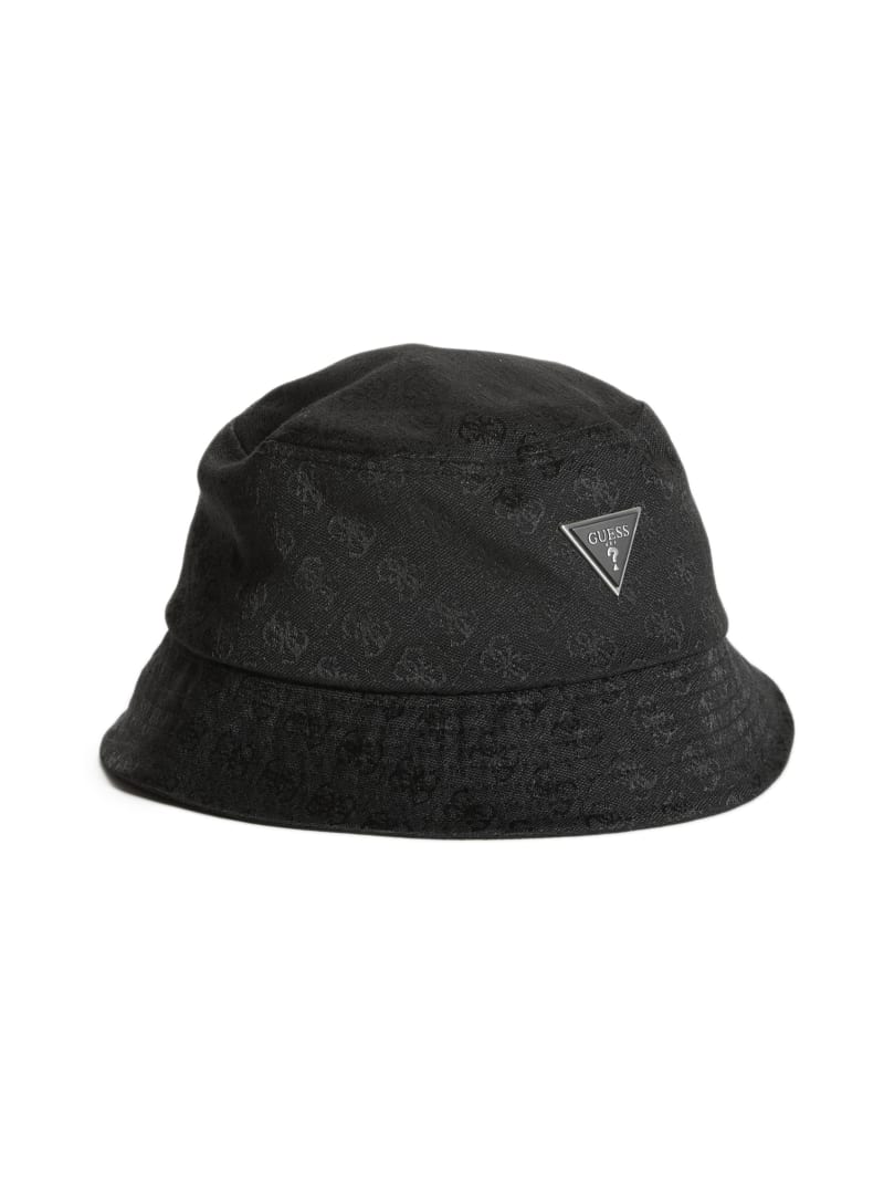 Guess Vezzola Logo Bucket Hoeden Heren Zwart | 6209-WRBSU