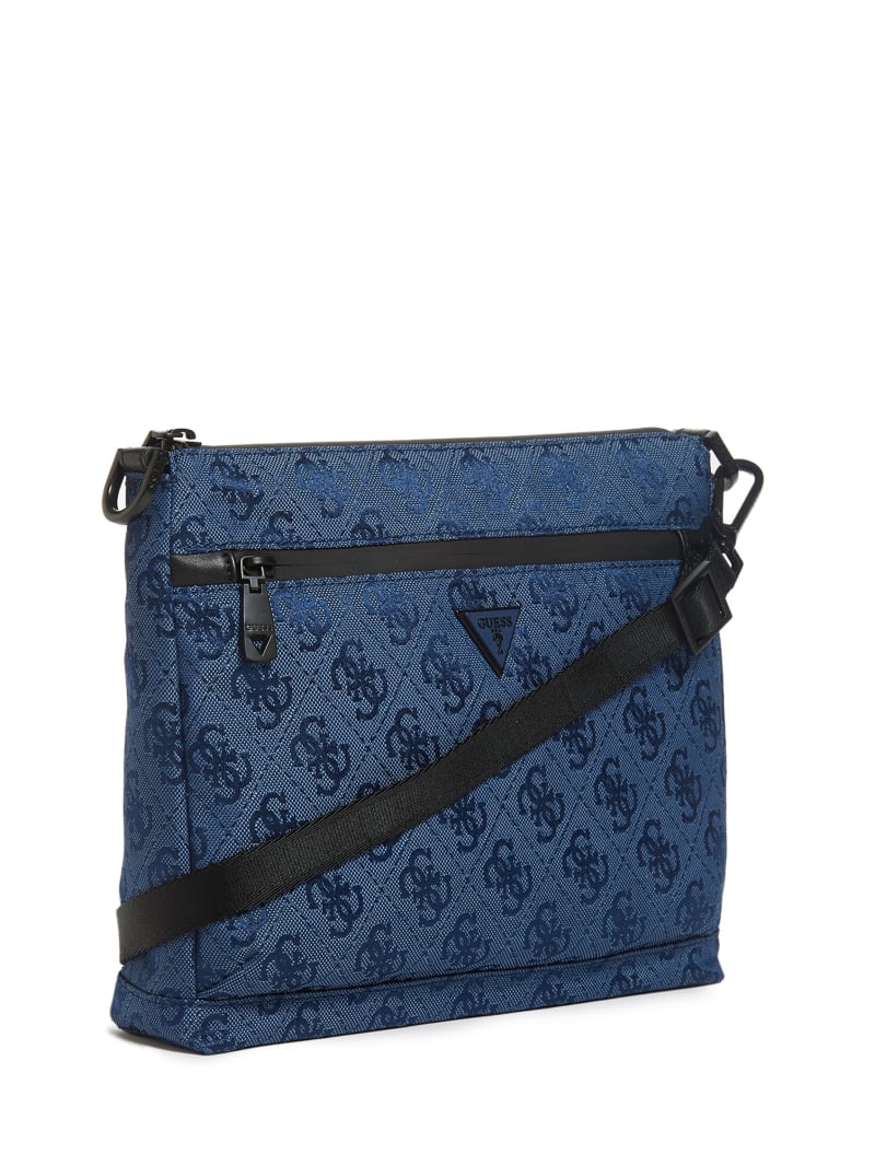 Guess Vezzola Nylon Portefeuille Dames Donkerblauw | 8301-YMDKW