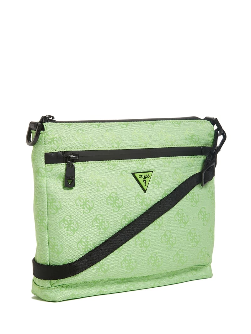 Guess Vezzola Nylon Tassen Heren Groen | 9572-YTVCP