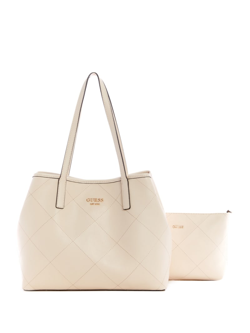 Guess Vikki Quilted Tote Tassen Dames Grijs | 6584-TDWUI