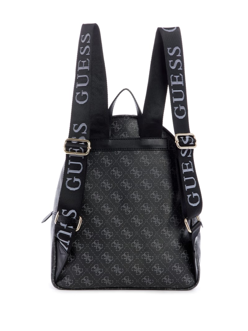 Guess Vikky Logo Printed Rugzak Dames Zwart | 9461-DMGSK