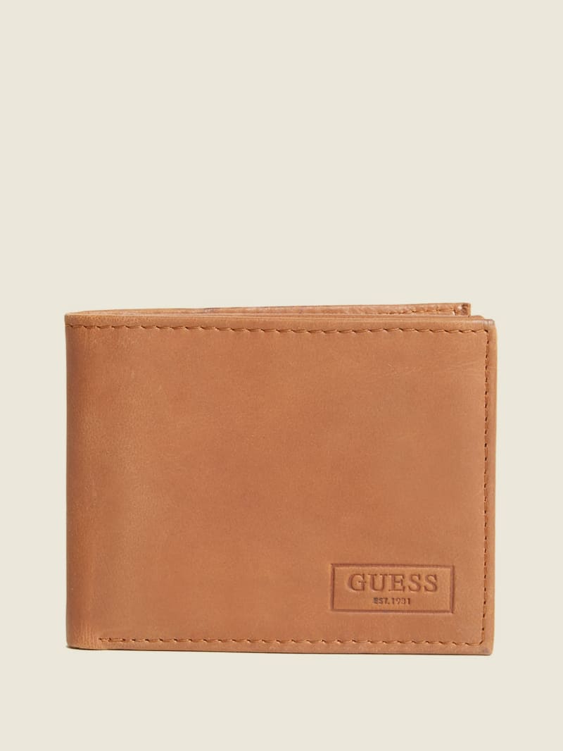 Guess West Passport Case Tassen Heren Bruin | 5731-BIPVX