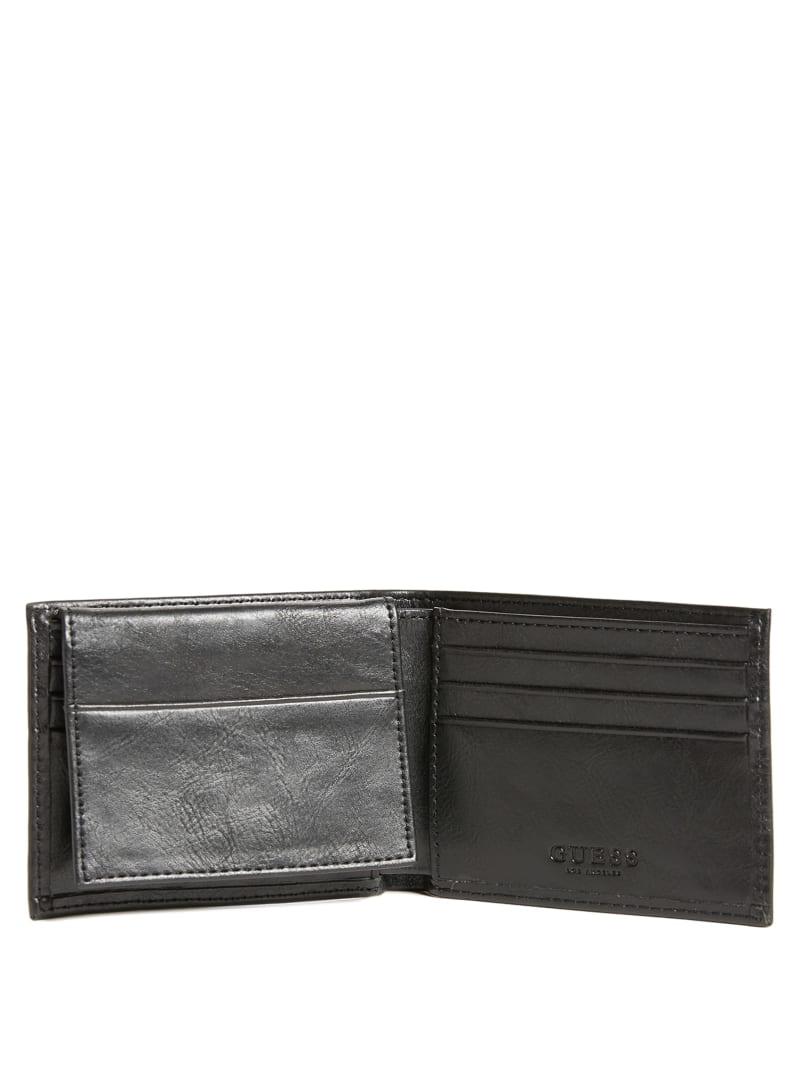 Guess West Passport Case Tassen Heren Zwart | 7143-HKZMQ