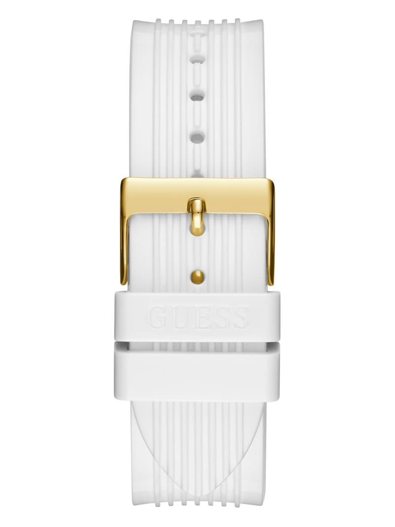 Guess White and Gold-Tone Multifunctioneel Horloge Dames Goud | 6248-JOUTF