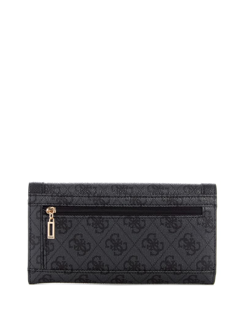 Guess Zadie Logo Multi Clutch Portefeuille Dames Zwart | 4581-HJEDU