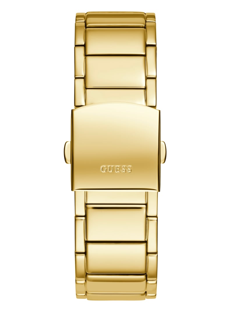 Guess and Gold-Tone Square Multifunctioneel Horloge Heren Goud | 2937-LDQKB