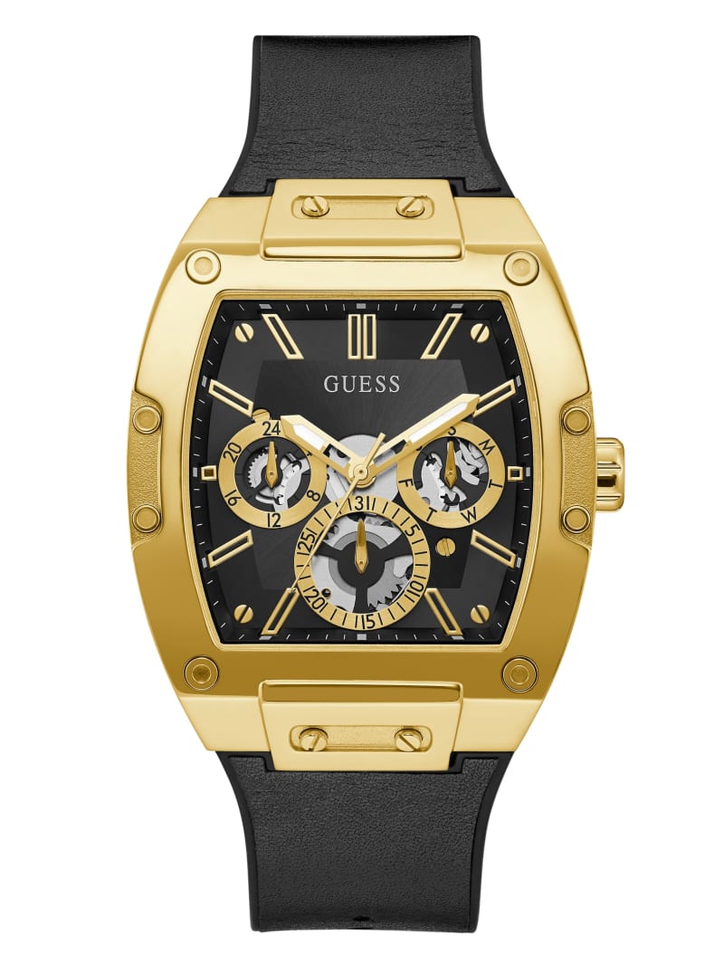 Guess and Gold-Tone Square Multifunctioneel Horloge Heren Gekleurd | 6785-EUKAN